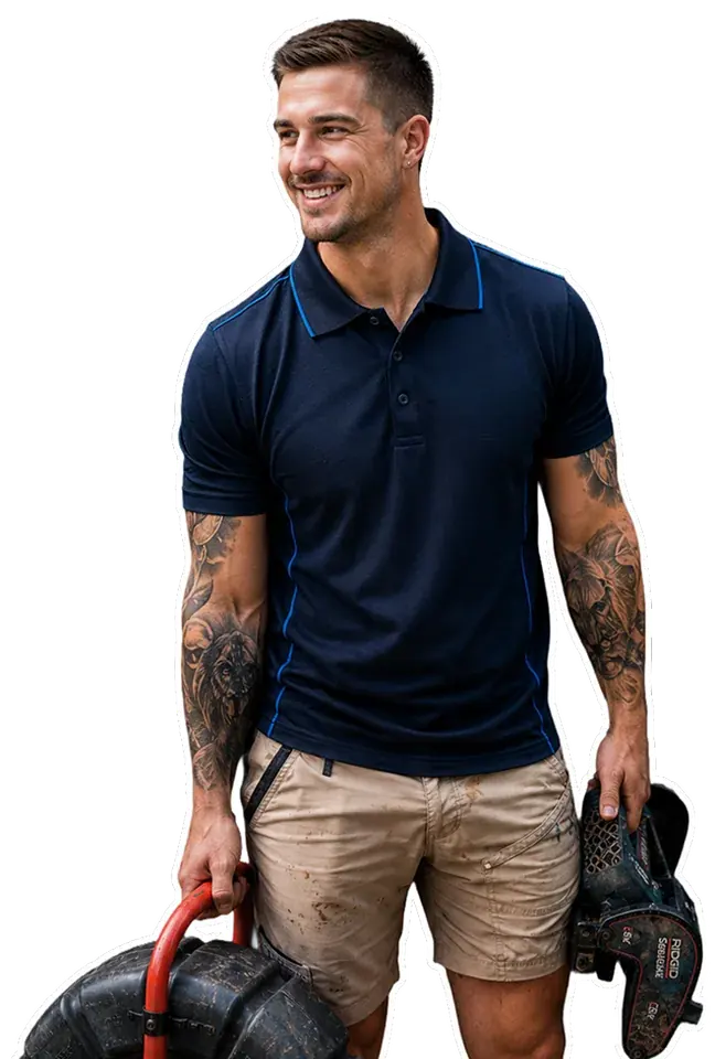 A licensed Five Dock plumber with his tools